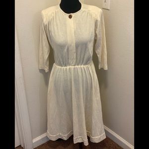 Vintage Carriage Court Midi Dress Shoulder Pads 8P